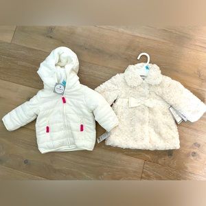 2 Infant coats - size 6 months - NEW!